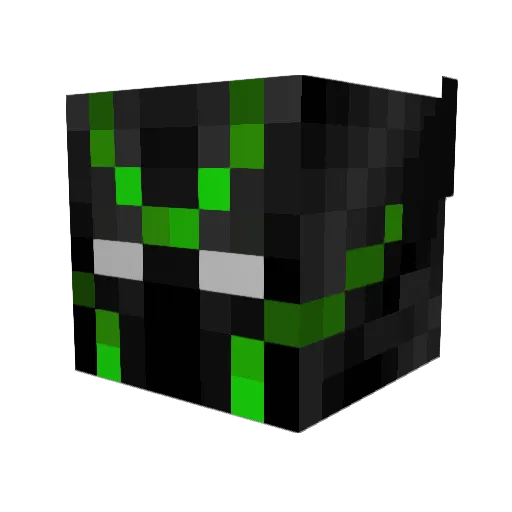 mufinka111 Minecraft avatar head, 3D render