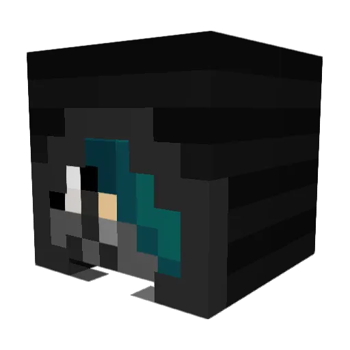 muforol Minecraft avatar head, 3D render