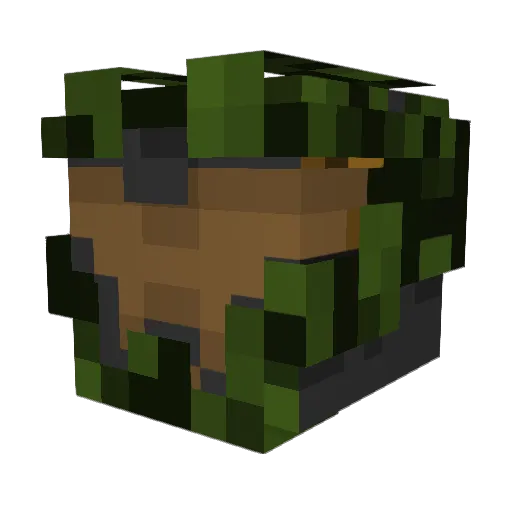 mugger12 Minecraft avatar head, 3D render
