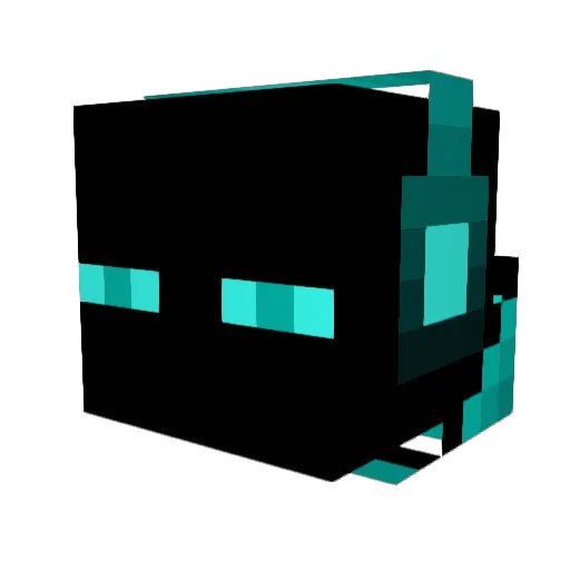 mugginsj Minecraft avatar head, 3D render