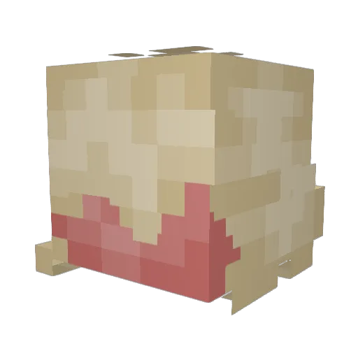 muggyfart Minecraft avatar head, 3D render
