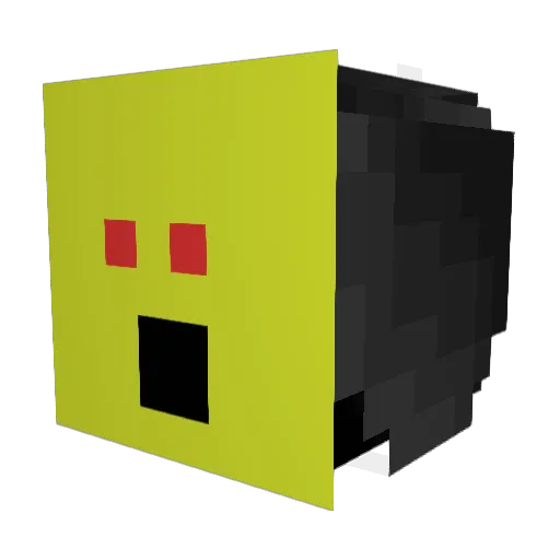 mugikamone7240 Minecraft avatar head, 3D render