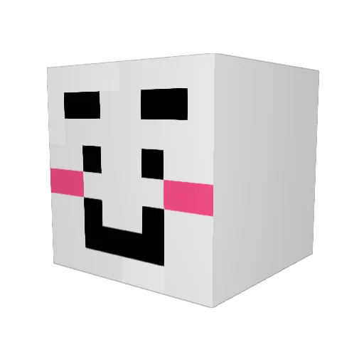 mugitaka12 Minecraft avatar head, 3D render