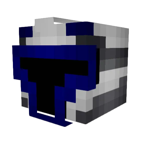 mugiwara_44 Minecraft avatar head, 3D render