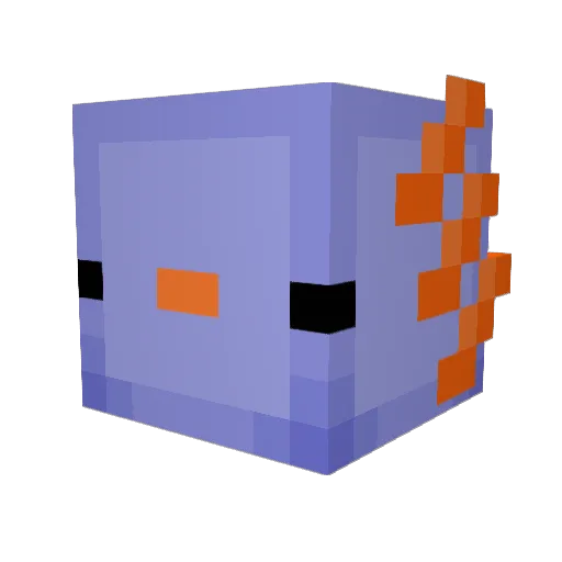 mugiwaranomunir Minecraft avatar head, 3D render