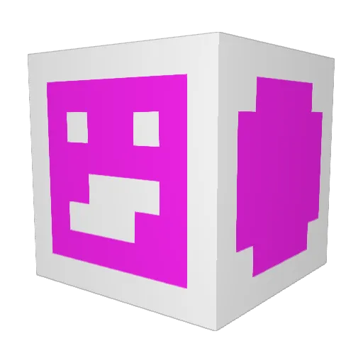 mugmide Minecraft avatar head, 3D render