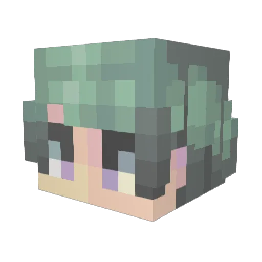 mugs_z Minecraft avatar head, 3D render