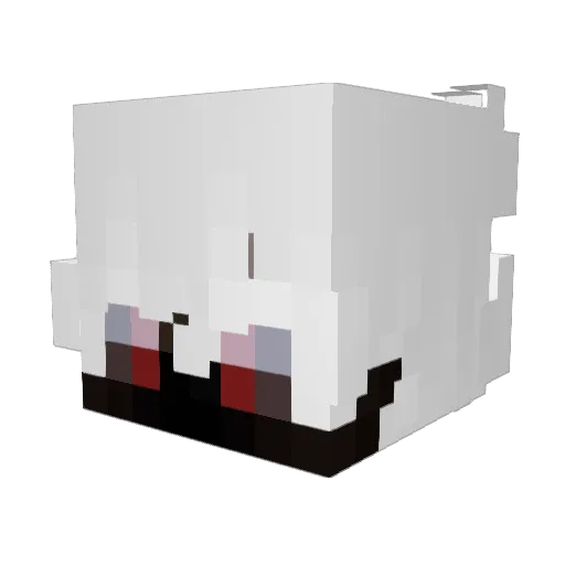 mugy1 Minecraft avatar head, 3D render