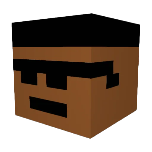 muhammet212 Minecraft avatar head, 3D render