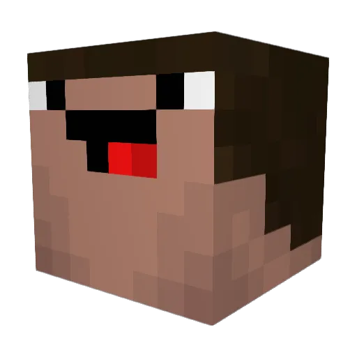 muhballshurt Minecraft avatar head, 3D render