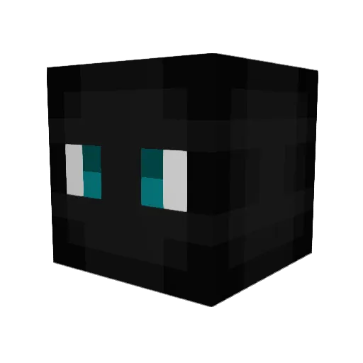 muitafe Minecraft avatar head, 3D render