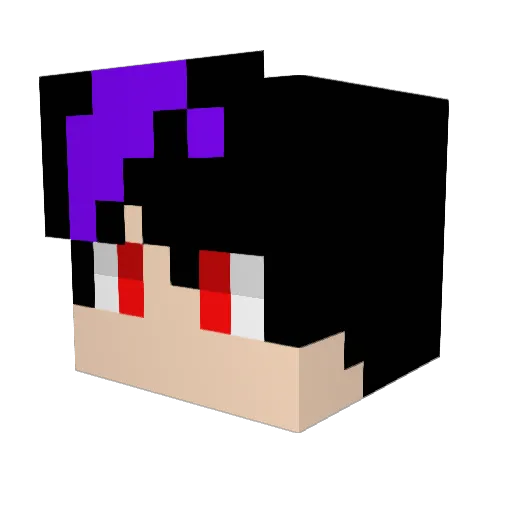 mujo911108 Minecraft avatar head, 3D render