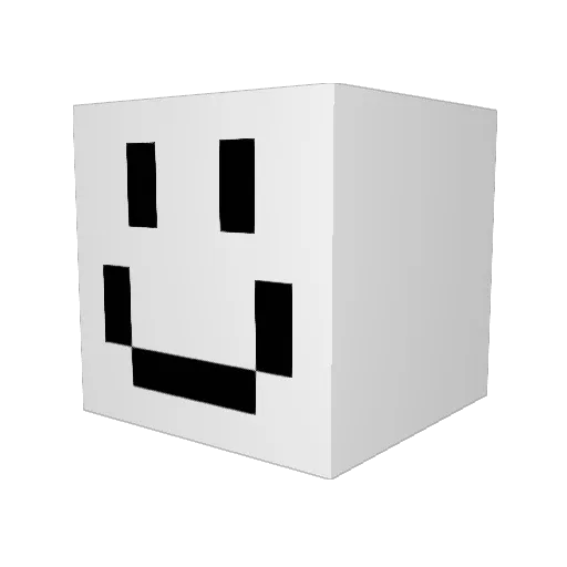 mukbang_macka Minecraft avatar head, 3D render