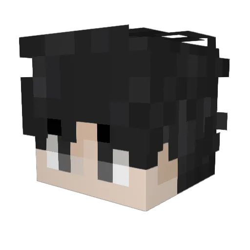 mukibutu007 Minecraft avatar head, 3D render