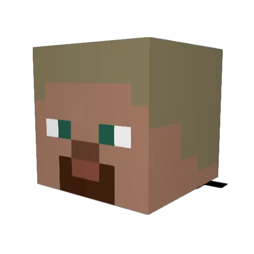 mukkel03 Minecraft avatar head, 3D render