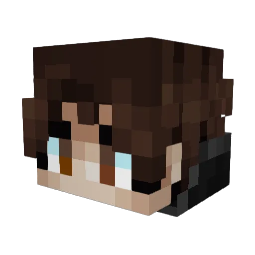 mukkelis Minecraft avatar head, 3D render