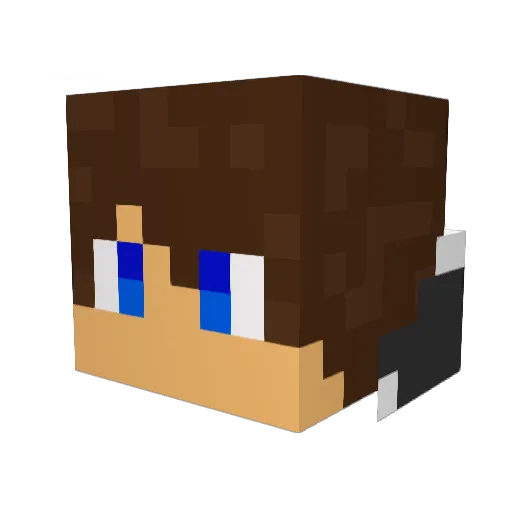 mukku5906 Minecraft avatar head, 3D render