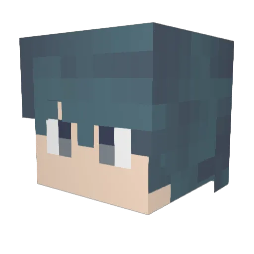 muku0693 Minecraft avatar head, 3D render