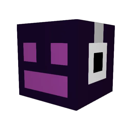 mulasse Minecraft avatar head, 3D render