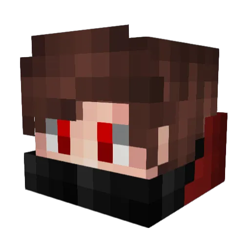 muldyr95 Minecraft avatar head, 3D render