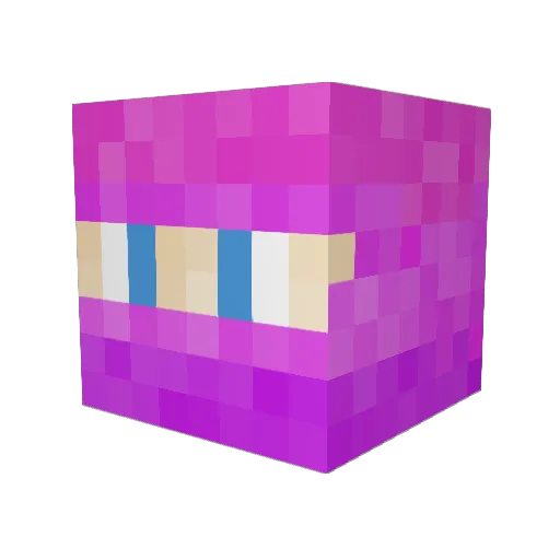 mullem999 Minecraft avatar head, 3D render