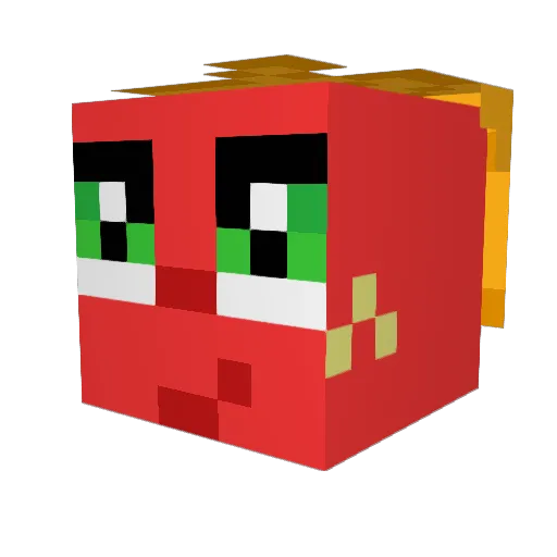 mulligan7nbj Minecraft avatar head, 3D render