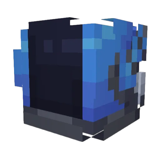 mullyi Minecraft avatar head, 3D render