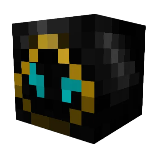 multibiller Minecraft avatar head, 3D render