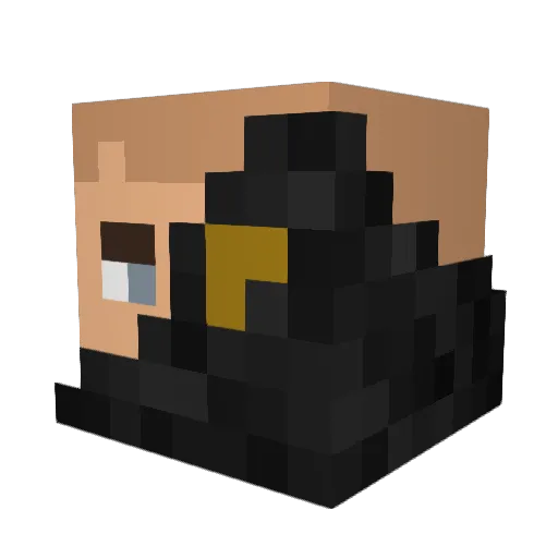 multimask248 Minecraft avatar head, 3D render