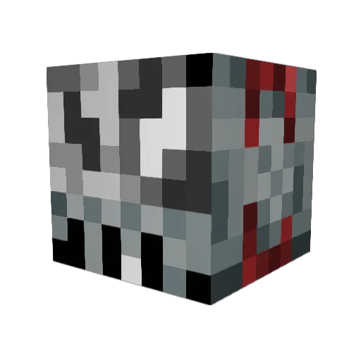 multipop69 Minecraft avatar head, 3D render