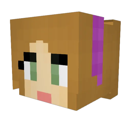 multitreatbakery Minecraft avatar head, 3D render