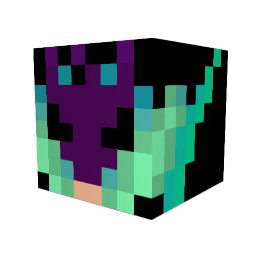 multra0 Minecraft avatar head, 3D render