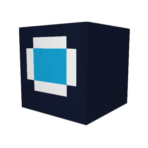 multycree2 Minecraft avatar head, 3D render
