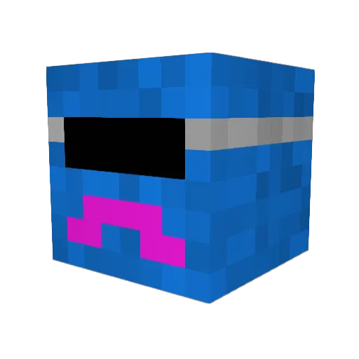 muma04 Minecraft avatar head, 3D render