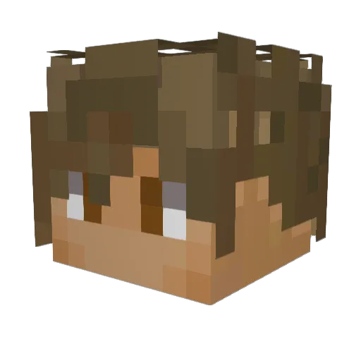 mumbles3701 Minecraft avatar head, 3D render