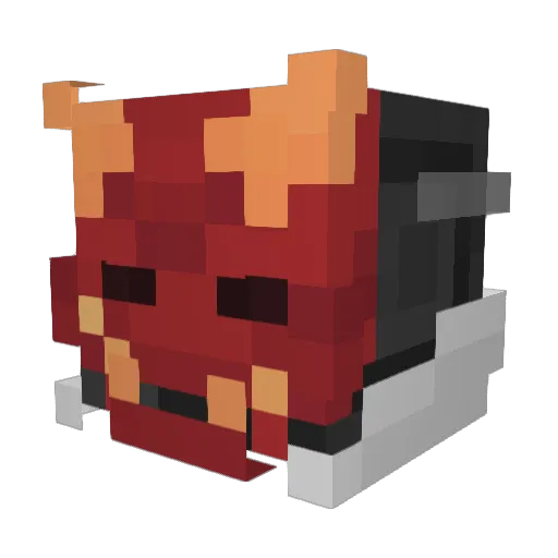 mumblezzzzzz Minecraft avatar head, 3D render
