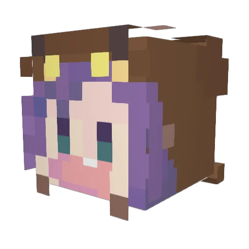 mumia_0 Minecraft avatar head, 3D render