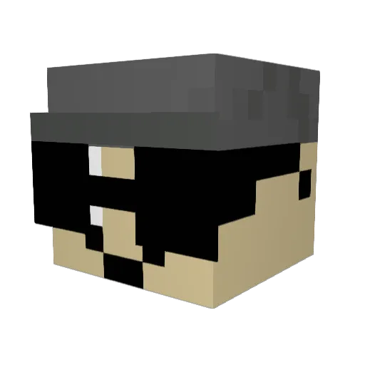 mumriken420 Minecraft avatar head, 3D render