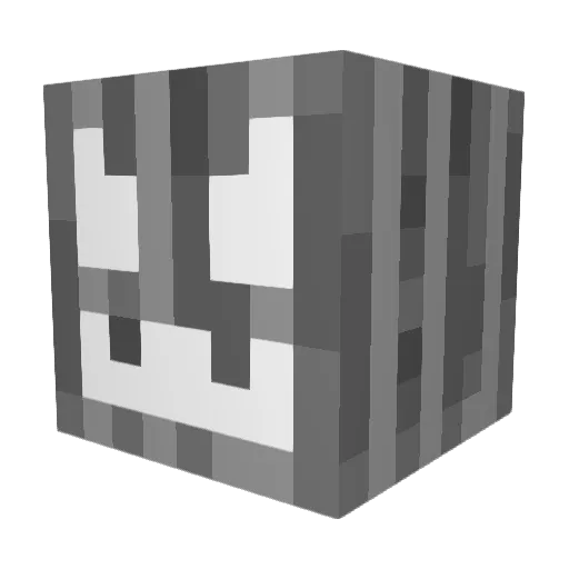 mumu10000 Minecraft avatar head, 3D render