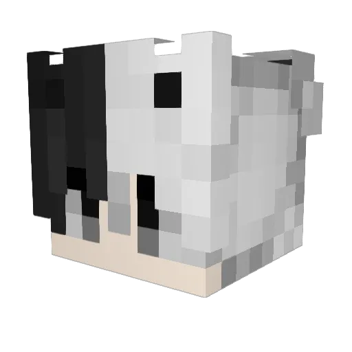 mumu_27 Minecraft avatar head, 3D render
