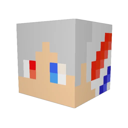 mumuowl Minecraft avatar head, 3D render