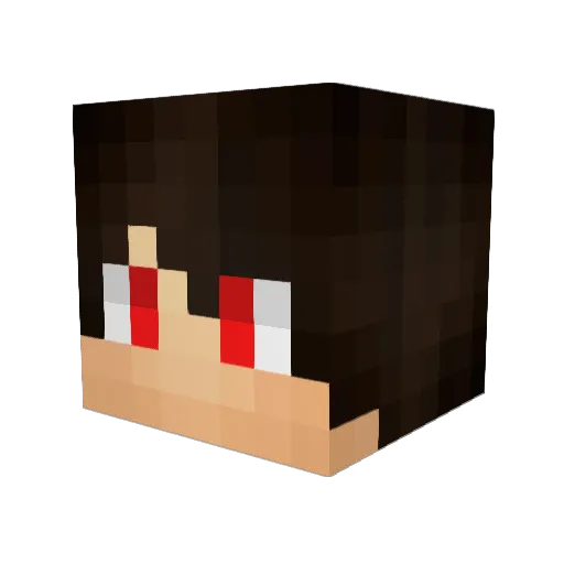 mumzel99 Minecraft avatar head, 3D render