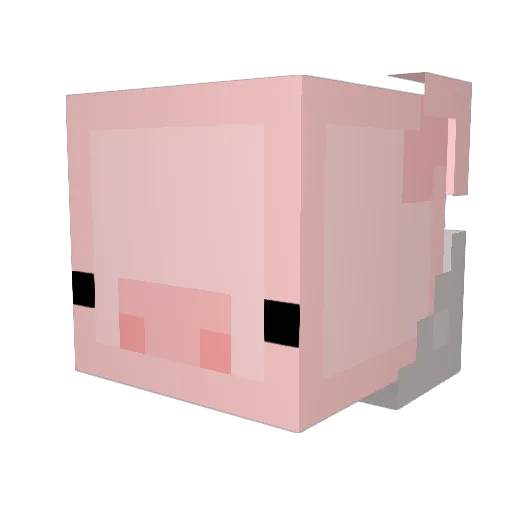 mun_chang Minecraft avatar head, 3D render