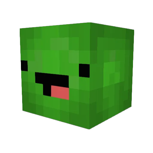 munch__ Minecraft avatar head, 3D render