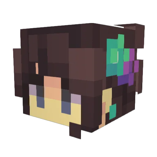munchee12 Minecraft avatar head, 3D render