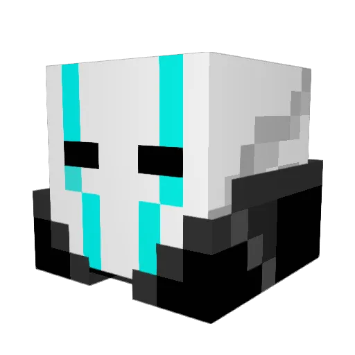 munchingcookies Minecraft avatar head, 3D render