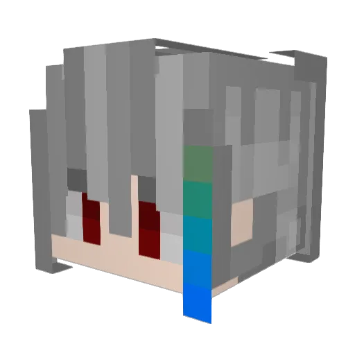 muneki18 Minecraft avatar head, 3D render