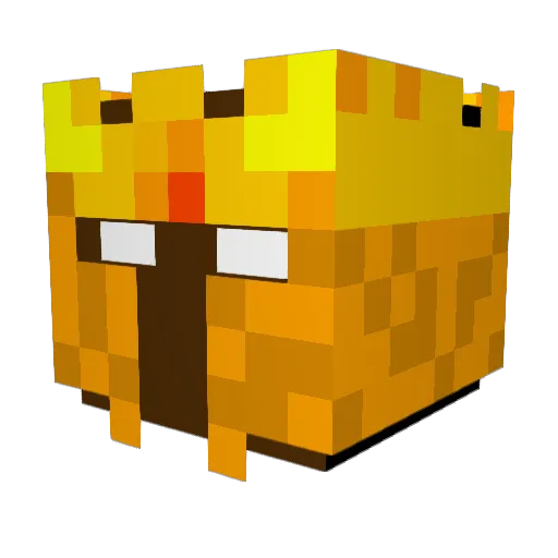 munemunen Minecraft avatar head, 3D render