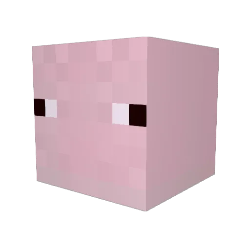 mungo1 Minecraft avatar head, 3D render