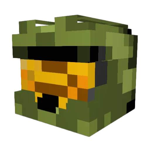mungusz Minecraft avatar head, 3D render